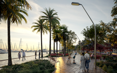 Palma revierte su espacio público litoral: 65% natural, 35% motorizado