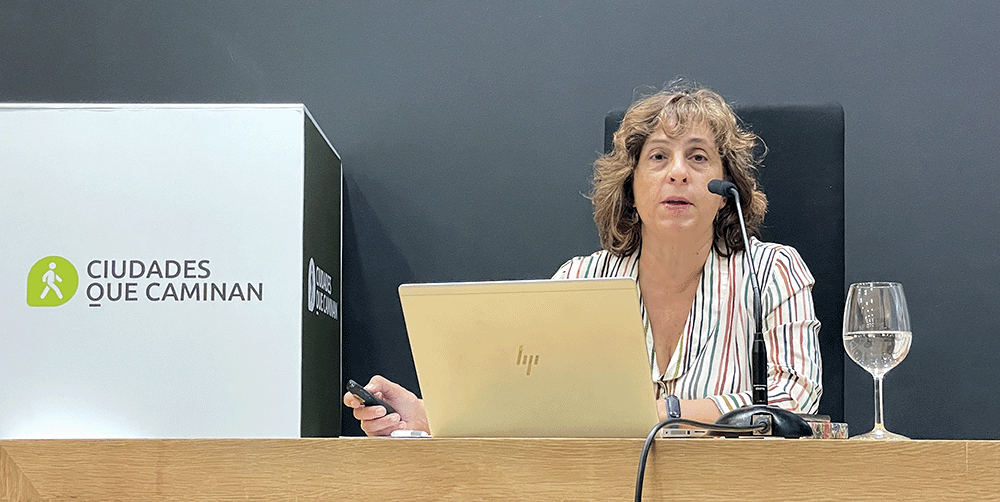 Ana Rosa Llorente exhibe la potencia peatonal de Madrid